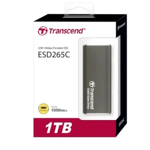 Transcend 1TB ESD265C Type C Portable SSD Iron Gray