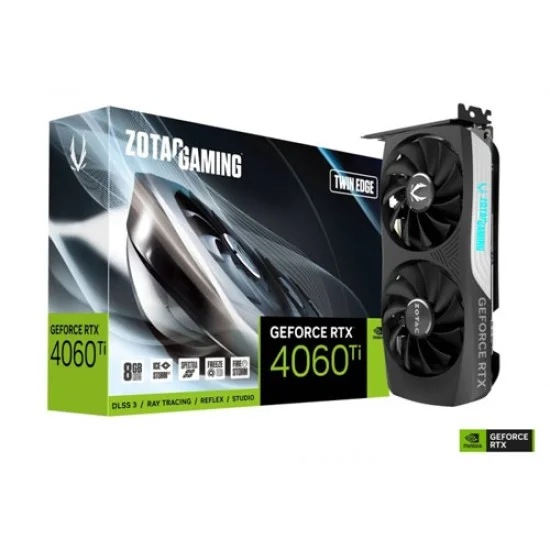 ZOTAC GAMING GeForce RTX 4060 Ti 8GB Twin Edge GDDR6 Graphics Card