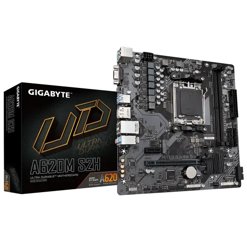 GIGABYTE A620M S2H AMD AM5 Micro-ATX Motherboard