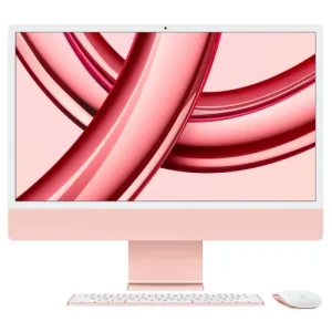 Apple iMac M3 Chip 512GB SSD 24 inch 4.5K Retina Display Pink All-in-One PC