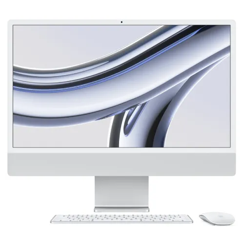 Apple iMac M3 Chip 512GB SSD 24″ 4.5K Retina Display Silver All-in-One PC