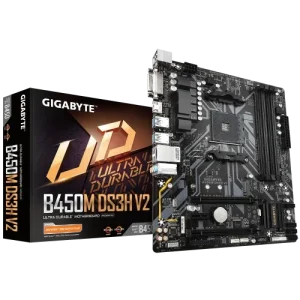 Gigabyte B450M DS3H V2 AMD AM4 Micro ATX Motherboard