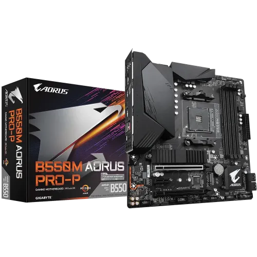 GIGABYTE B550M AORUS PRO-P Micro-ATX AM4 Motherboard