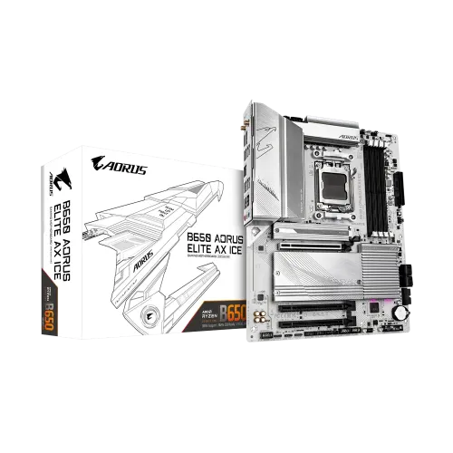 GIGABYTE B650 AORUS ELITE AX ICE DDR5 AM5 ATX Motherboard