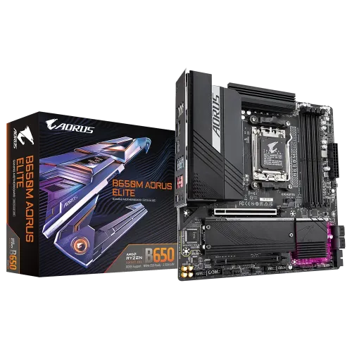GIGABYTE B650M AORUS ELITE DDR5 AMD AM5 Micro-ATX Motherboard