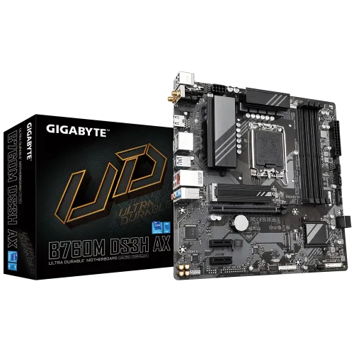 GIGABYTE B760M DS3H AX mATX Motherboard