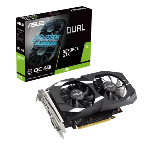 ASUS Dual GeForce GTX 1650 V2 OC Edition 4GB GDDR6 Graphics Card