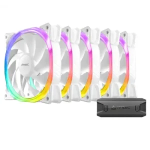Antec Fusion 120 ARGB Case Fan White (5 in 1 Pack)