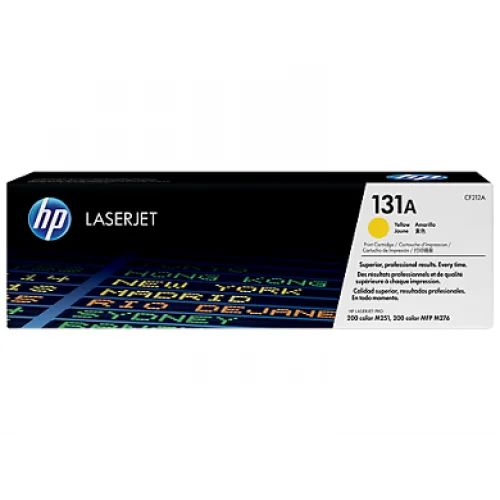 HP 131A Yellow Original LaserJet Toner Cartridge (Bundle With Full Set)