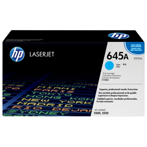 HP 645A Cyan Original LaserJet Toner Cartridge