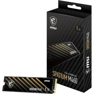 MSI SPATIUM M460 1TB PCIe Gen4.0 NVMe M.2 2280 SSD