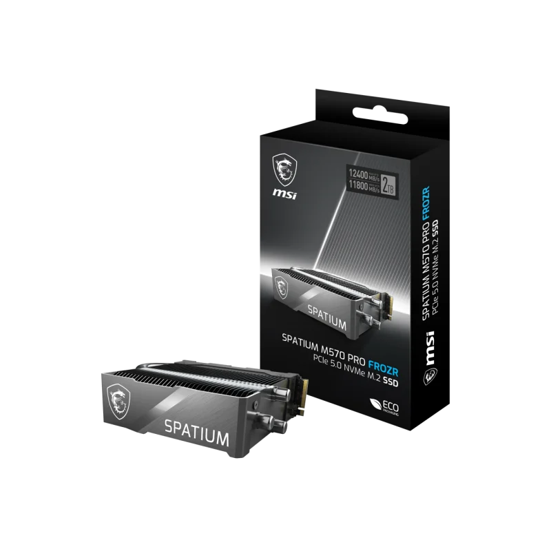 MSI SPATIUM M570 PRO 2TB PCIe 5.0 M.2 NVMe SSD FROZR