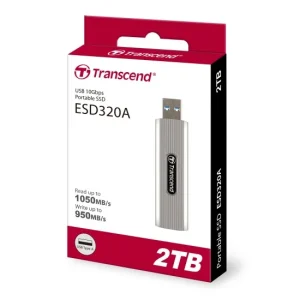 TRANSCEND ESD320A 2TB Portable SSD GRAY
