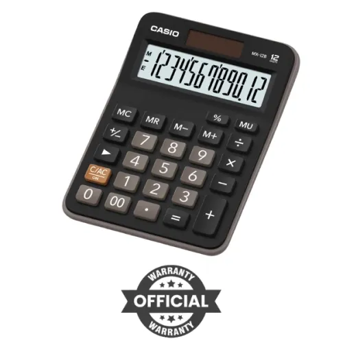 CASIO MX-12B Basic Calculator – Simplicity and Reliability for Everyday Use