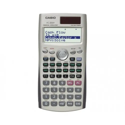 Casio FC-200V Financial Calculator – Precision for Financial Professionals