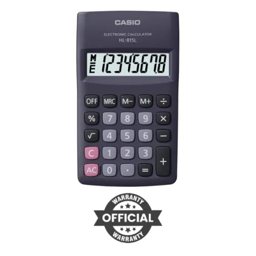 Casio HL-815L Portable Basic Calculator – Simple, Reliable, and Easy to Use