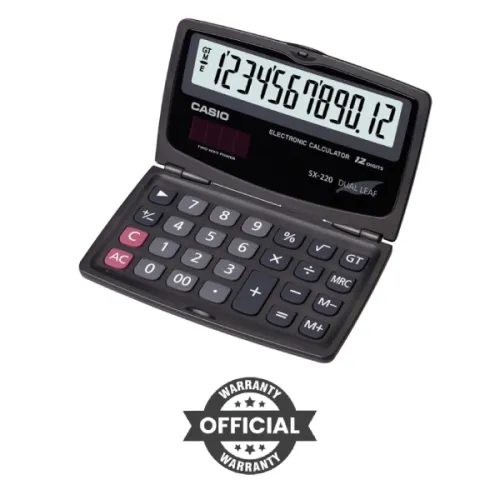 Casio SX-220-W Portable Basic Calculator – Simplicity and Portability