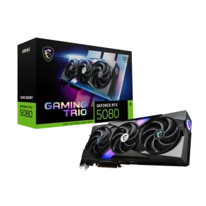 MSI GeForce RTX 5080 16G GAMING TRIO OC 16GB GDDR7 Graphics Card