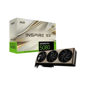 MSI GeForce RTX 5080 16G INSPIRE 3X OC 16GB GDDR7 Graphics Card