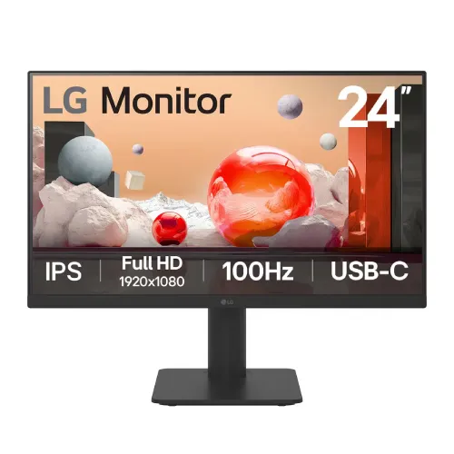 LG 24MS570B-B 24″ FHD 100Hz IPS Monitor