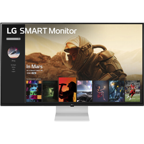 LG 43SQ700S-W 43″ 4K UHD IPS MyView Smart Monitor with webOS