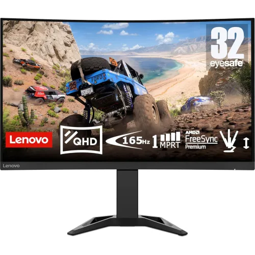 Lenovo G32qc-30 32″ 165Hz QHD Curved Gaming Monitor