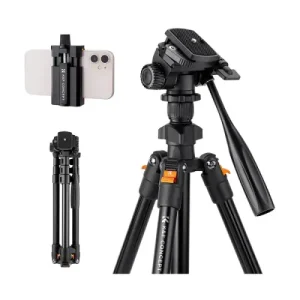 K and F Concept KF09.115 K234A0 Aluminum Portable Video Tripod
