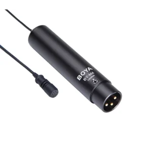 BOYA BY-M4C Professional Cardioid XLR Lavalier Microphone