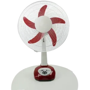 Defender OSK-2916 Rechargeable Table Fan Maroon-16 Inch- (6 Months Warranty)