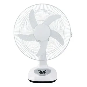 Defender OSK-2916 Rechargeable Table Fan (White, 16 Inch)