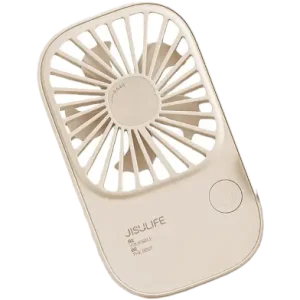 JISULIFE FA49 Rechargeable Super-Thin Handheld Mini Fan 2000mAh