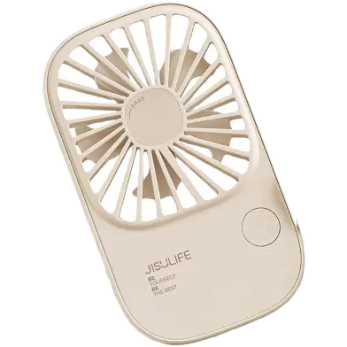 JISULIFE FA49 Rechargeable Super-Thin Handheld Mini Fan 2000mAh
