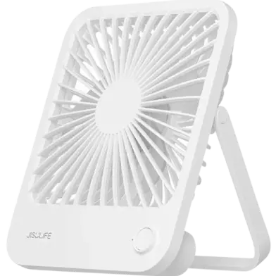 Jisulife FA26 Rechargeable Ultra Thin Desktop Fan 4500mah – White Color