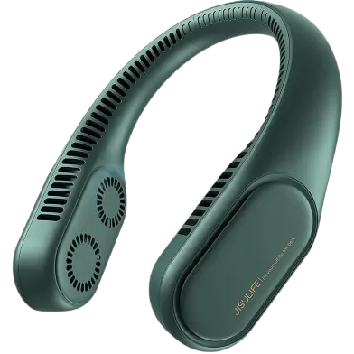 Jisulife FA12R Neck Fan Rechargeable Fan 4000mAh Bladeless Twin Turbine Fan