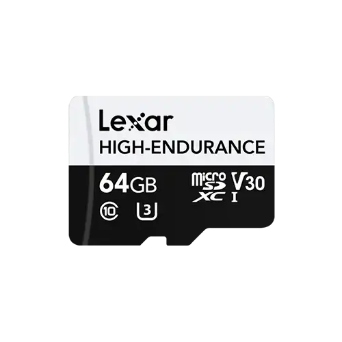 Lexar High-Endurance 64GB MicroSD UHS-I Memory Card