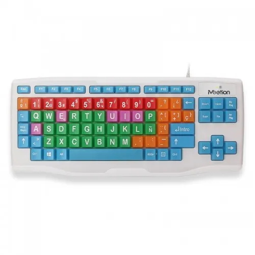 Meetion MT-K800 Colored Big Keys Kids Keyboard