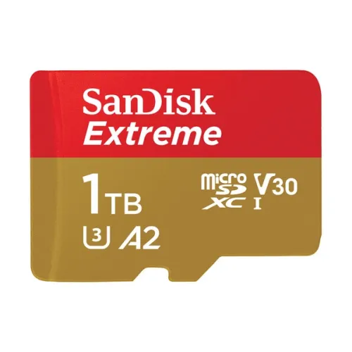 SanDisk Extreme 1TB 190mbps microSDXC UHS-I Memory Card