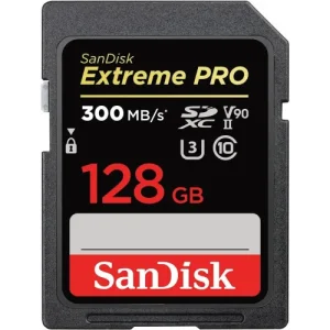 SanDisk Extreme PRO 128GB 300mbps SDXC UHS-II Memory Card