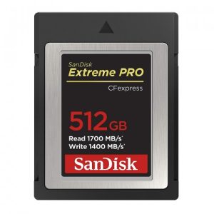 SanDisk Extreme Pro CFexpress 512GB 1700 MB Compact Flash Type-B Memory Card