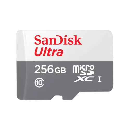 SanDisk Ultra 256GB Class-10 100mbps Micro SDXC UHS-I Memory Card