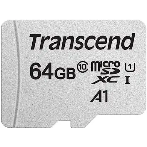 Transcend 64GB MicroSDXC/SDHC 300S Class 10 Memory Card