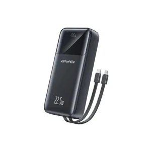 Awei P107K 20000mAh PD 22.5W Fast Charging Digital Display Power Bank