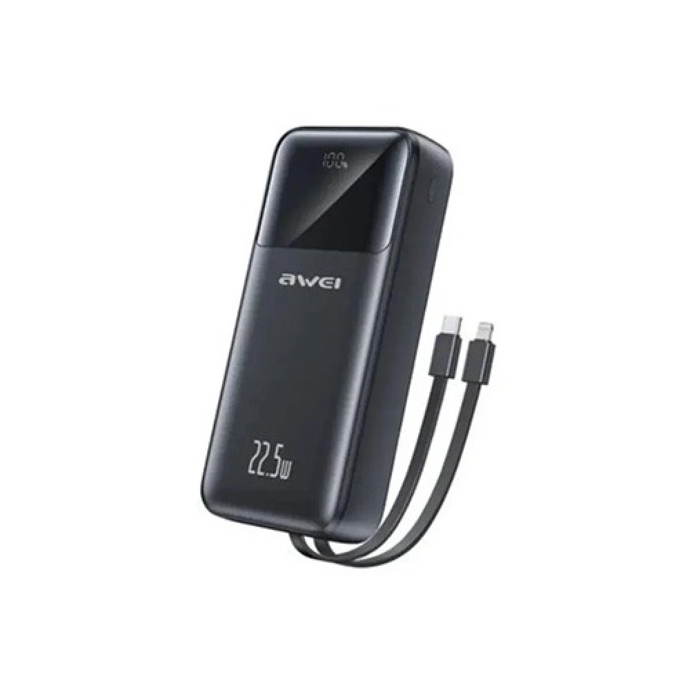 Awei P107K 20000mah PD 22.5W Fast Charging Digital Display Power Bank