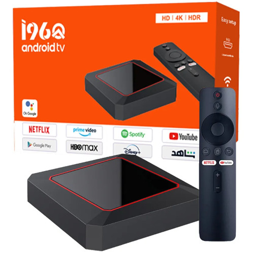 i96Q 4K Android TV Box with Voice Control