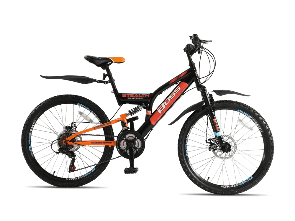 Boss Stealth 24″ Black Bike