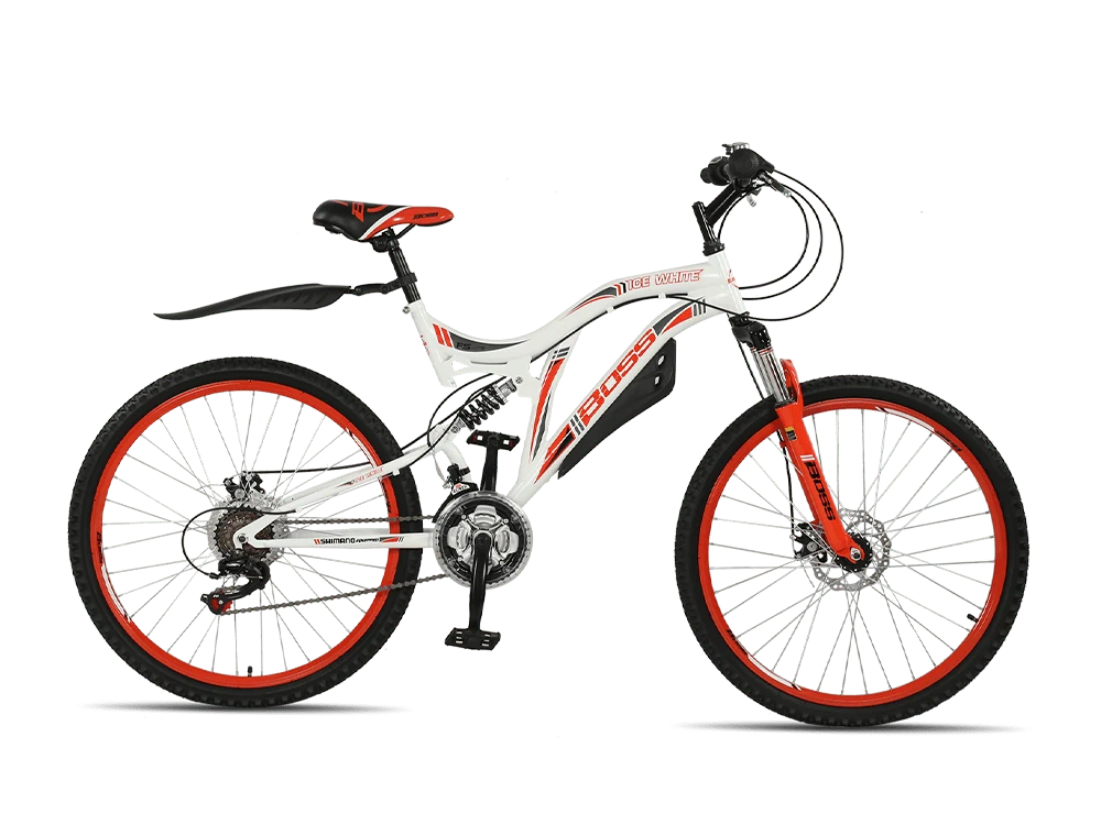 Boss White ice Bike