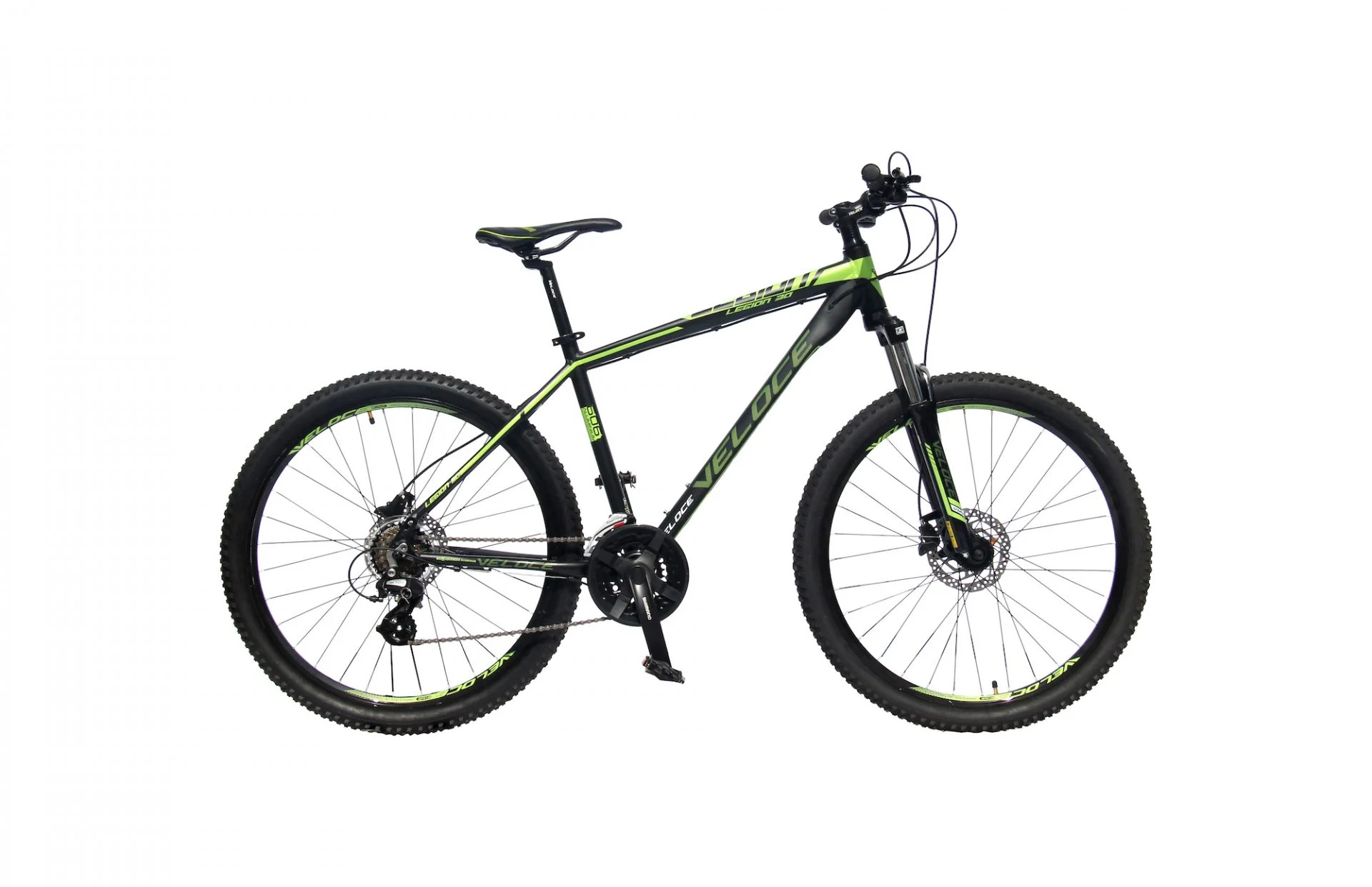 Veloce Legion 30 Black-Green Mountain Bikes