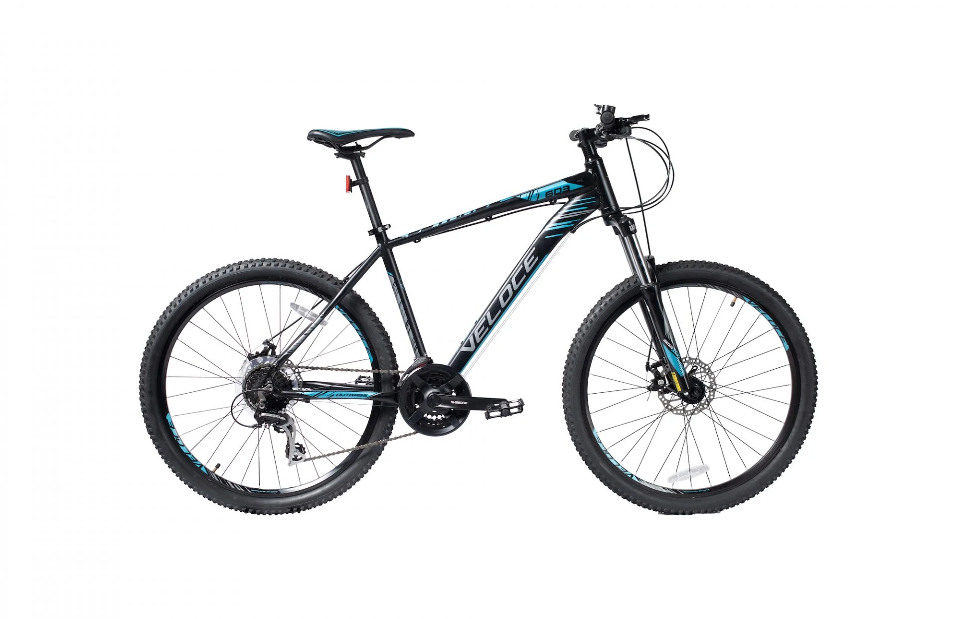 Veloce Outrage 603 Black Blue Mountain Bikes