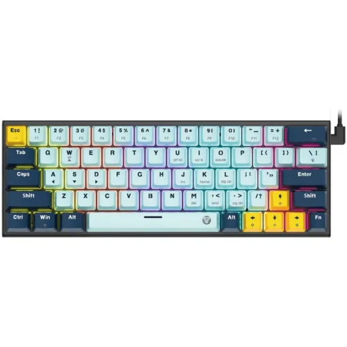 Fantech ATOM63 MK874V2 Blue Switch RGB Gaming Mechanical Keyboard