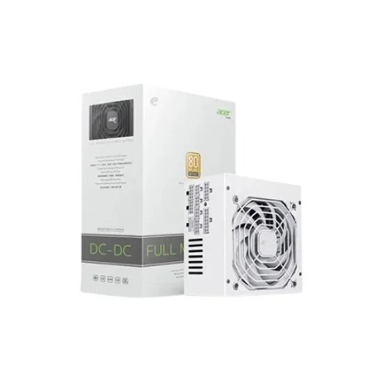 ACER AC750W 80 PLUS BRONZE FULL MODULAR POWER SUPPLY WHITE